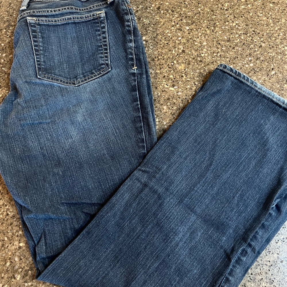 Eddie Bauer Women's Boot Cut Jeans - Dark Blue